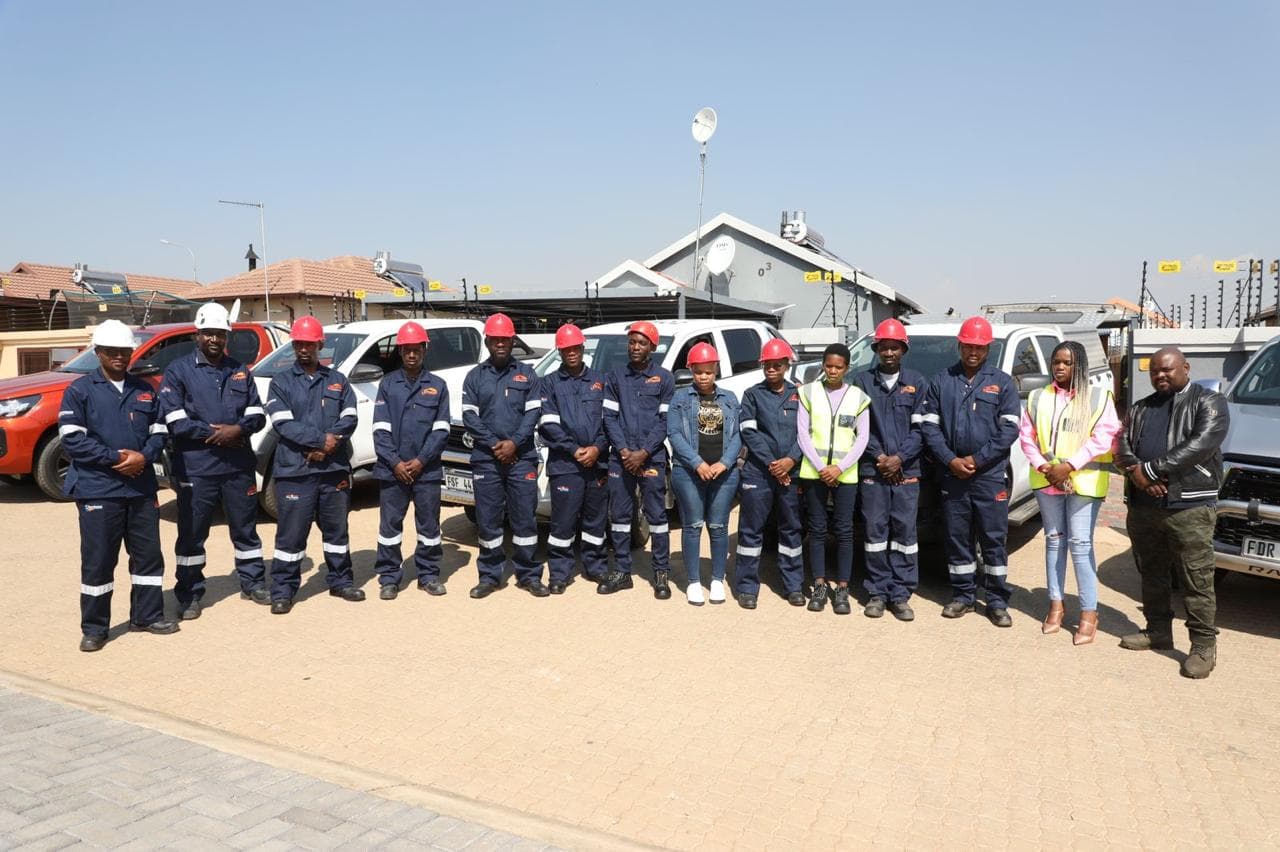 The Glenshade crew at the head office
